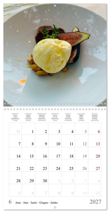 The Art of Gourmet Desserts (CALVENDO Monthly Calendar 2027)