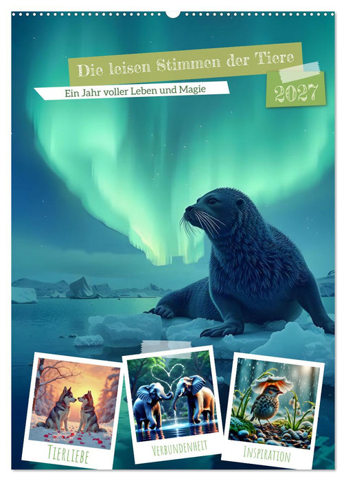 Die leisen Stimmen der Tiere (CALVENDO Wandkalender 2027)