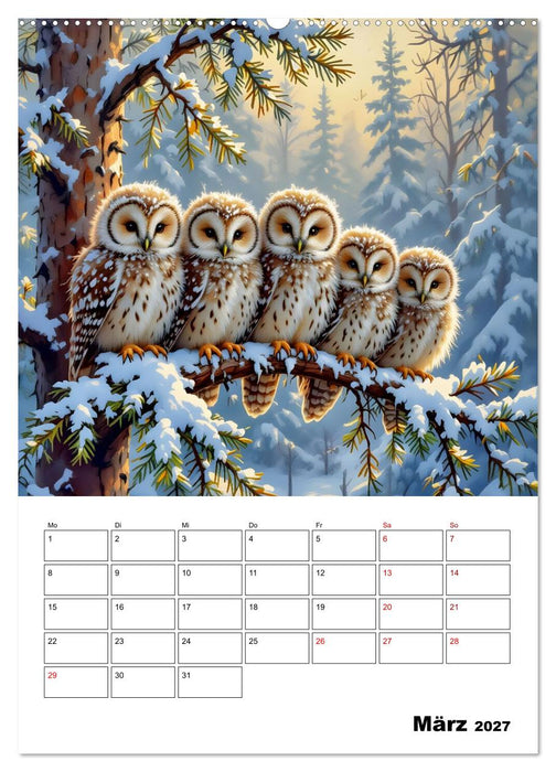 Die leisen Stimmen der Tiere (CALVENDO Premium Wandkalender 2027)