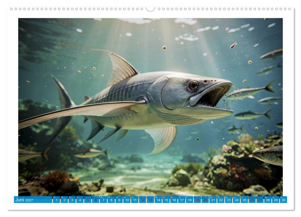 Knochen - und Mondfische (CALVENDO Wandkalender 2027)