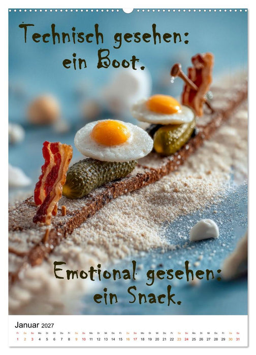Ei Kalender - das größte Ei-Spektakel seit Beginn der Zeitrechnung (CALVENDO Wandkalender 2027)