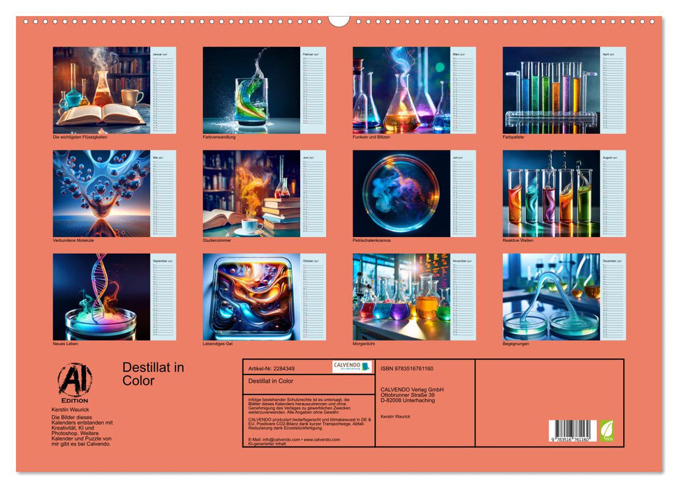 Destillat in Color (CALVENDO Wandkalender 2027)