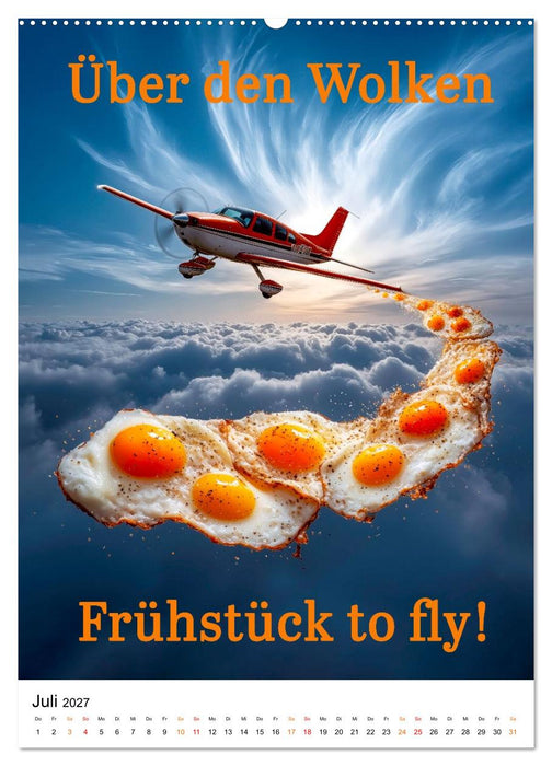 Ei Kalender - das größte Ei-Spektakel seit Beginn der Zeitrechnung (CALVENDO Premium Wandkalender 2027)