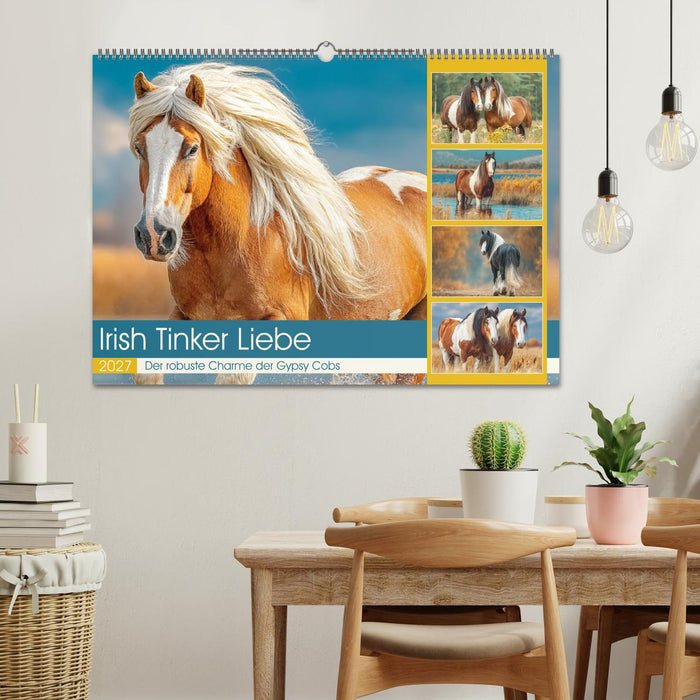 Irish Tinker Liebe. Der robuste Charme der Gypsy Cobs (CALVENDO Wandkalender 2027)