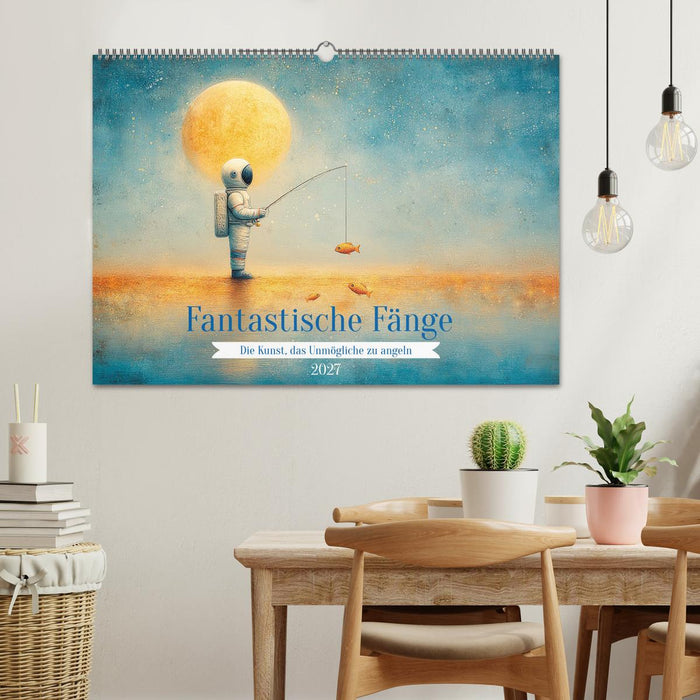 Fantastische Fänge Die Kunst, das Unmögliche zu angeln (CALVENDO Wandkalender 2027)