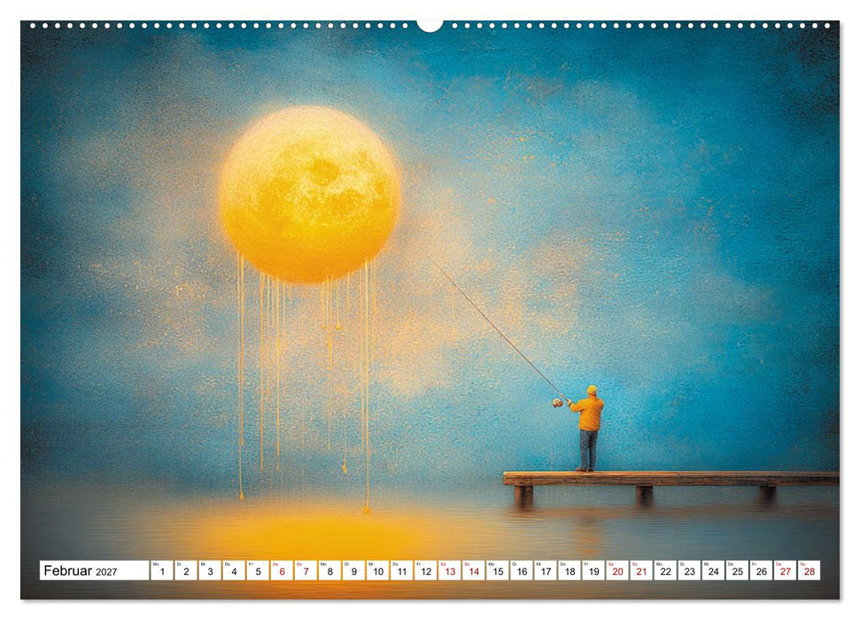 Fantastische Fänge Die Kunst, das Unmögliche zu angeln (CALVENDO Wandkalender 2027)