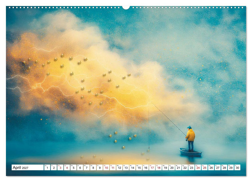 Fantastische Fänge Die Kunst, das Unmögliche zu angeln (CALVENDO Wandkalender 2027)