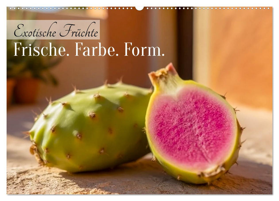 Exotische Früchte – Frische. Farbe. Form. (CALVENDO Wandkalender 2027)