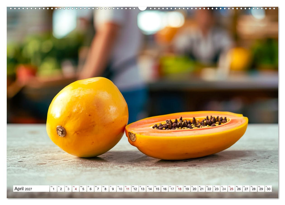 Exotische Früchte – Frische. Farbe. Form. (CALVENDO Wandkalender 2027)
