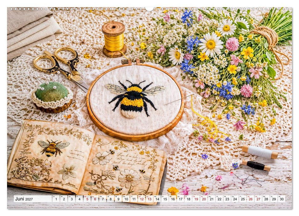 Alte Handwerkskünste - Sticken, Backen, Schneidern und Traditionen (CALVENDO Wandkalender 2027)