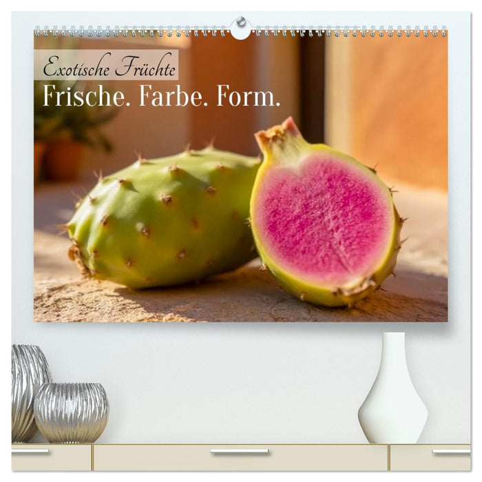 Exotische Früchte – Frische. Farbe. Form. (CALVENDO Premium Wandkalender 2027)