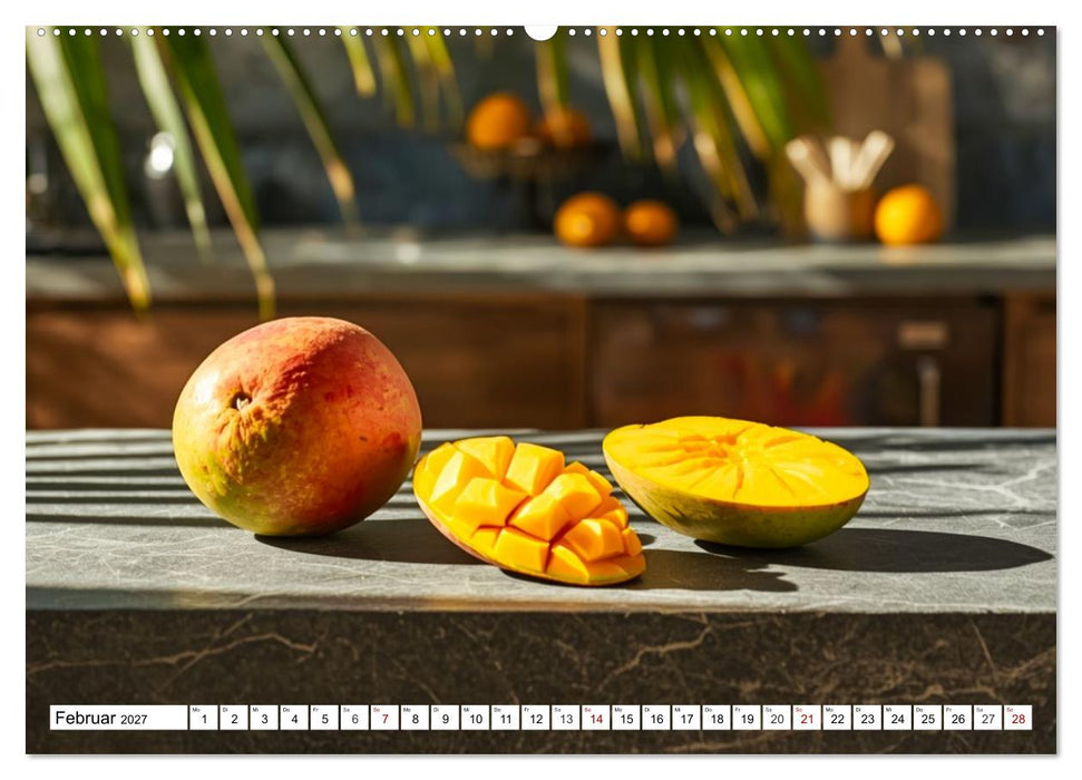 Exotische Früchte – Frische. Farbe. Form. (CALVENDO Premium Wandkalender 2027)