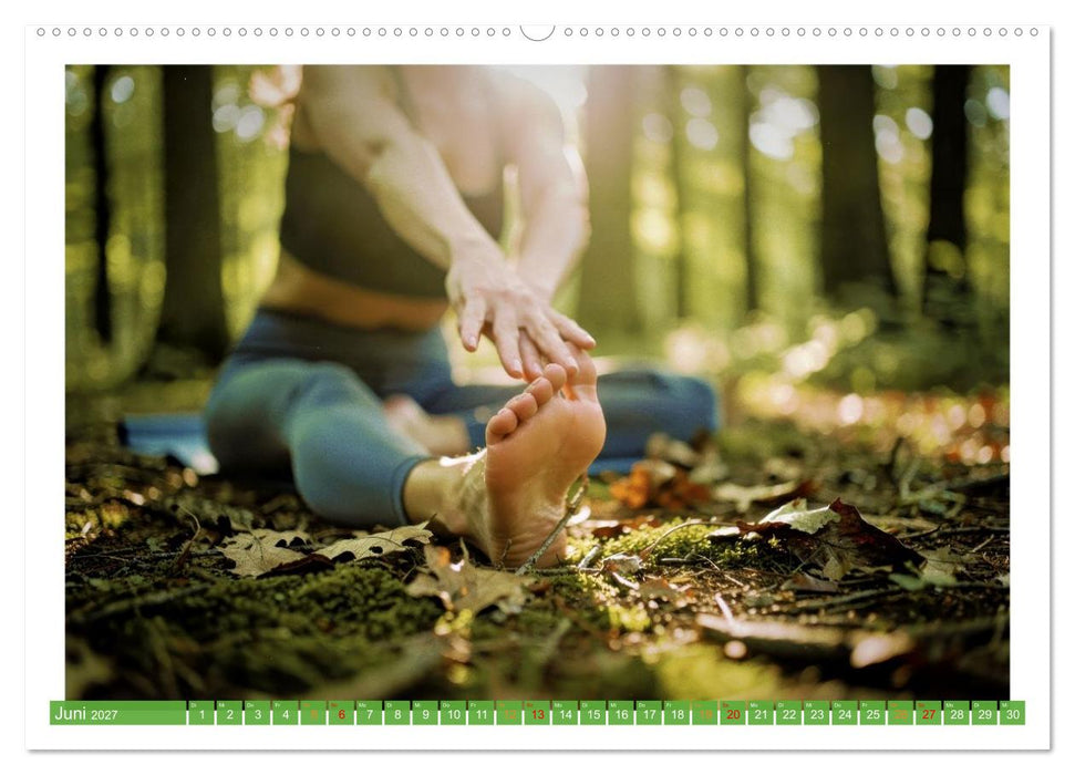 Yoga im Wald (CALVENDO Wandkalender 2027)