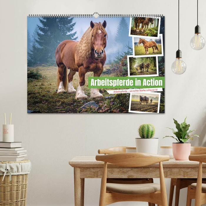 Arbeitspferde in Action (CALVENDO Wandkalender 2027)