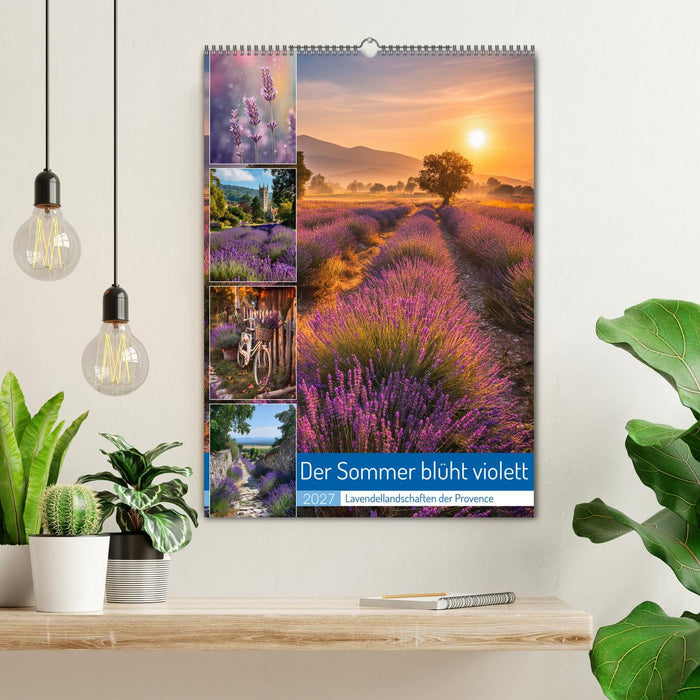 Der Sommer blüht violett (CALVENDO Wandkalender 2027)