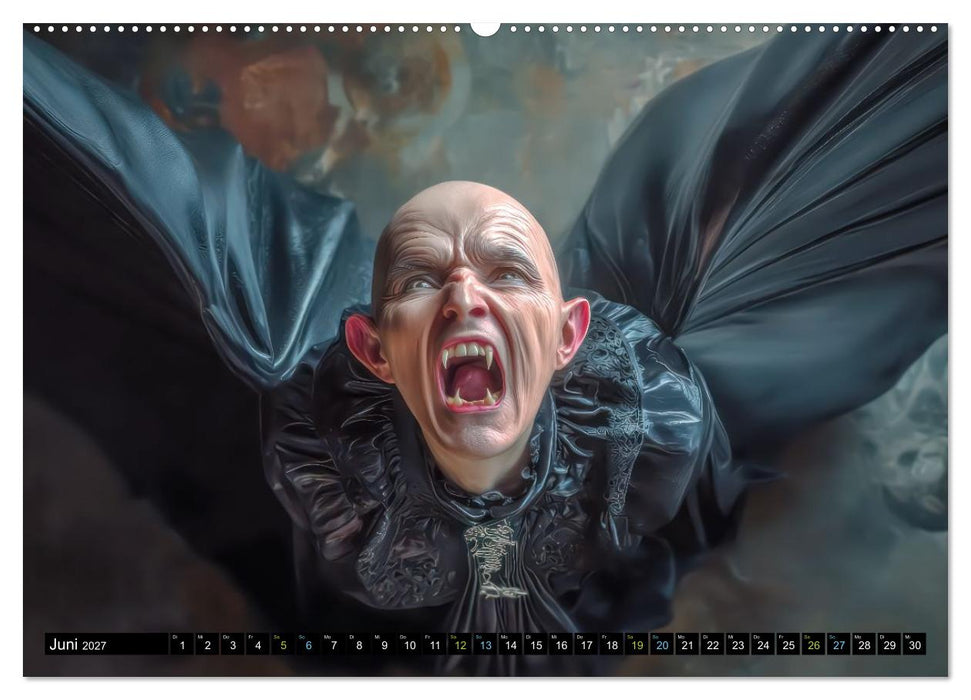 Vampire - Blutdurstige Nachtgestalten (CALVENDO Wandkalender 2027)