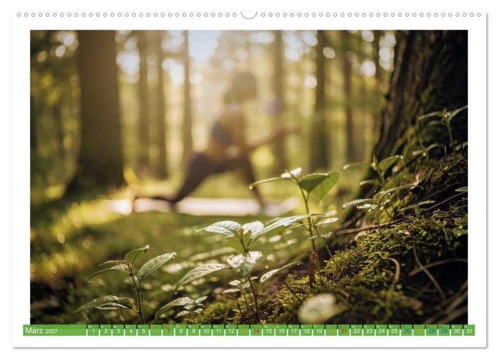 Yoga im Wald (CALVENDO Premium Wandkalender 2027)