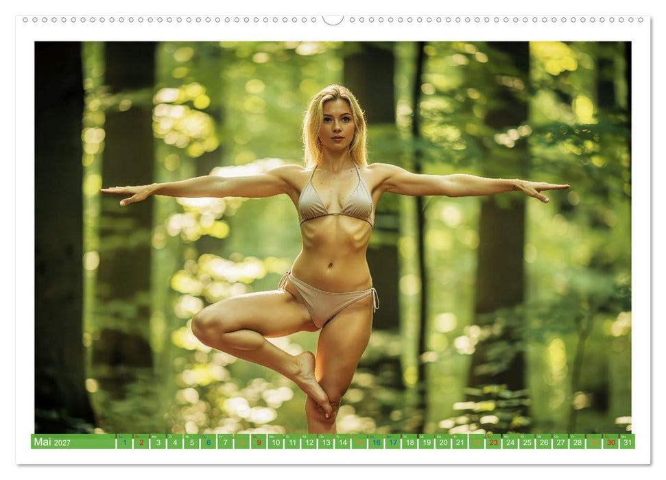 Yoga im Wald (CALVENDO Premium Wandkalender 2027)