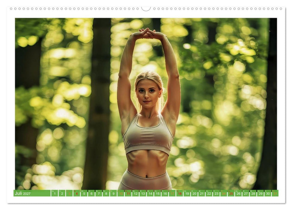Yoga im Wald (CALVENDO Premium Wandkalender 2027)