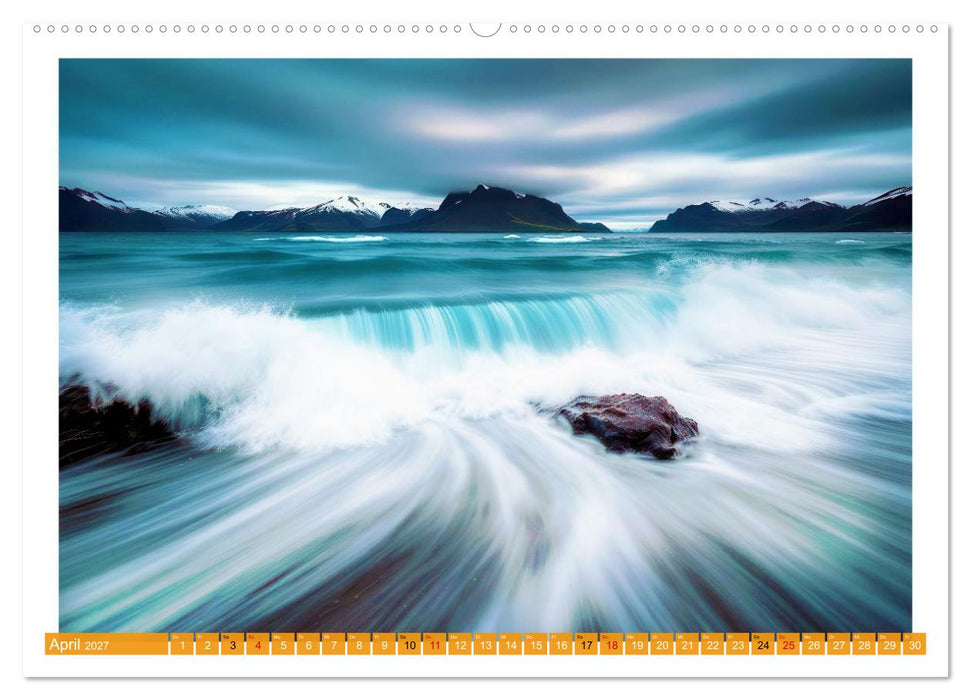 Langzeitbelichtung im hohen Norden (CALVENDO Wandkalender 2027)