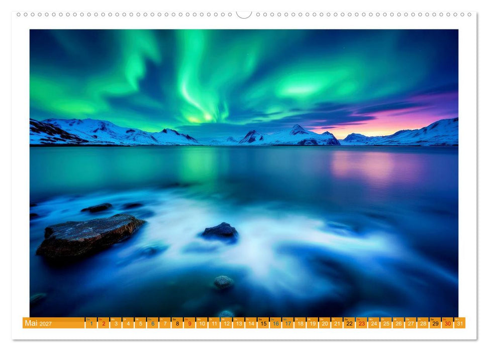 Langzeitbelichtung im hohen Norden (CALVENDO Wandkalender 2027)