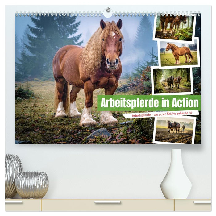 Arbeitspferde in Action (CALVENDO Premium Wandkalender 2027)