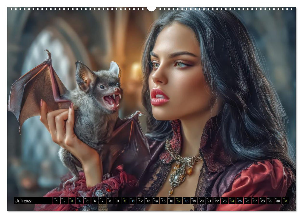 Vampire - Blutdurstige Nachtgestalten (CALVENDO Premium Wandkalender 2027)
