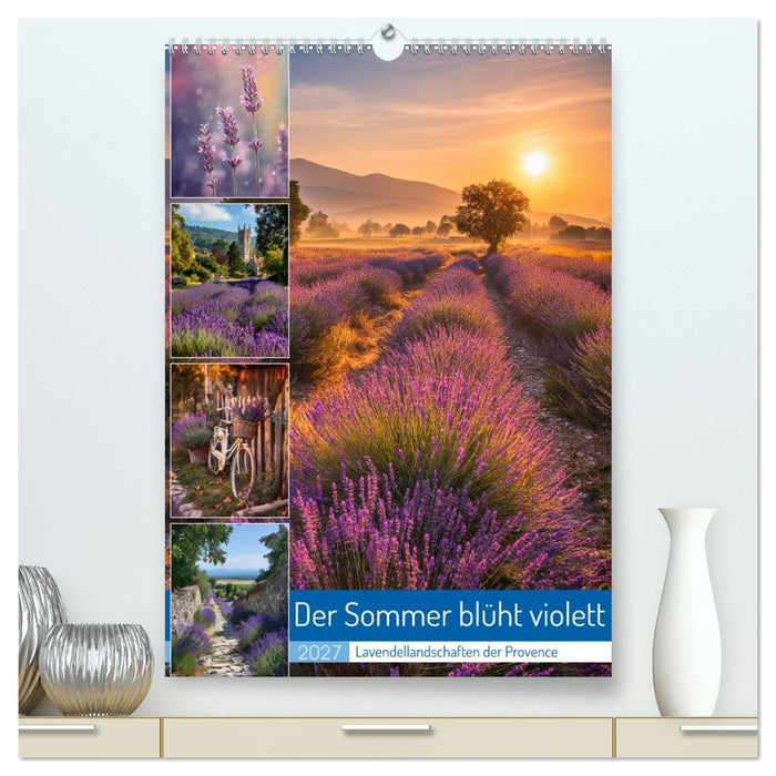 Der Sommer blüht violett (CALVENDO Premium Wandkalender 2027)