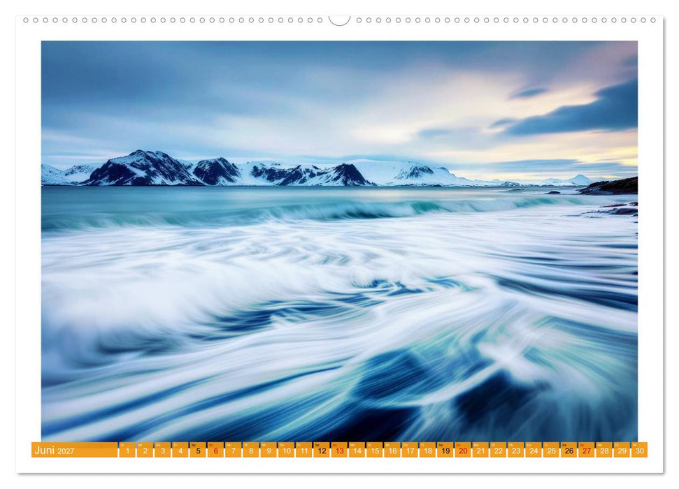 Langzeitbelichtung im hohen Norden (CALVENDO Premium Wandkalender 2027)