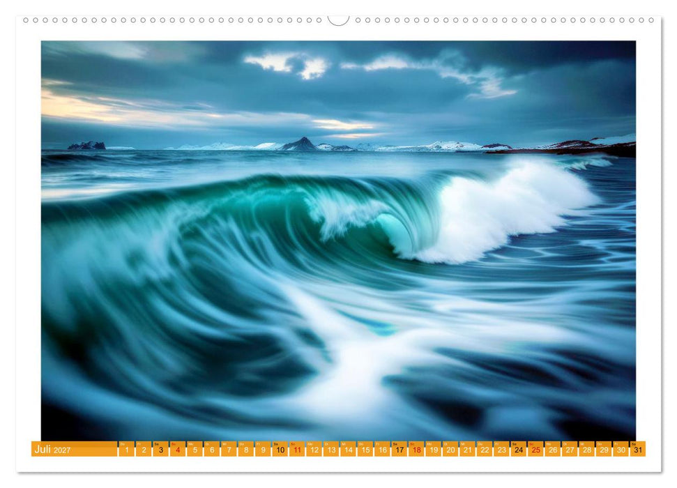 Langzeitbelichtung im hohen Norden (CALVENDO Premium Wandkalender 2027)