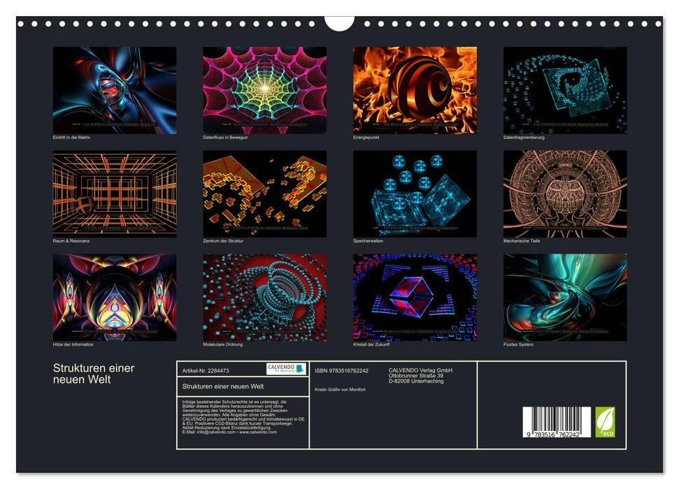 Strukturen einer neuen Welt (CALVENDO Wandkalender 2027)