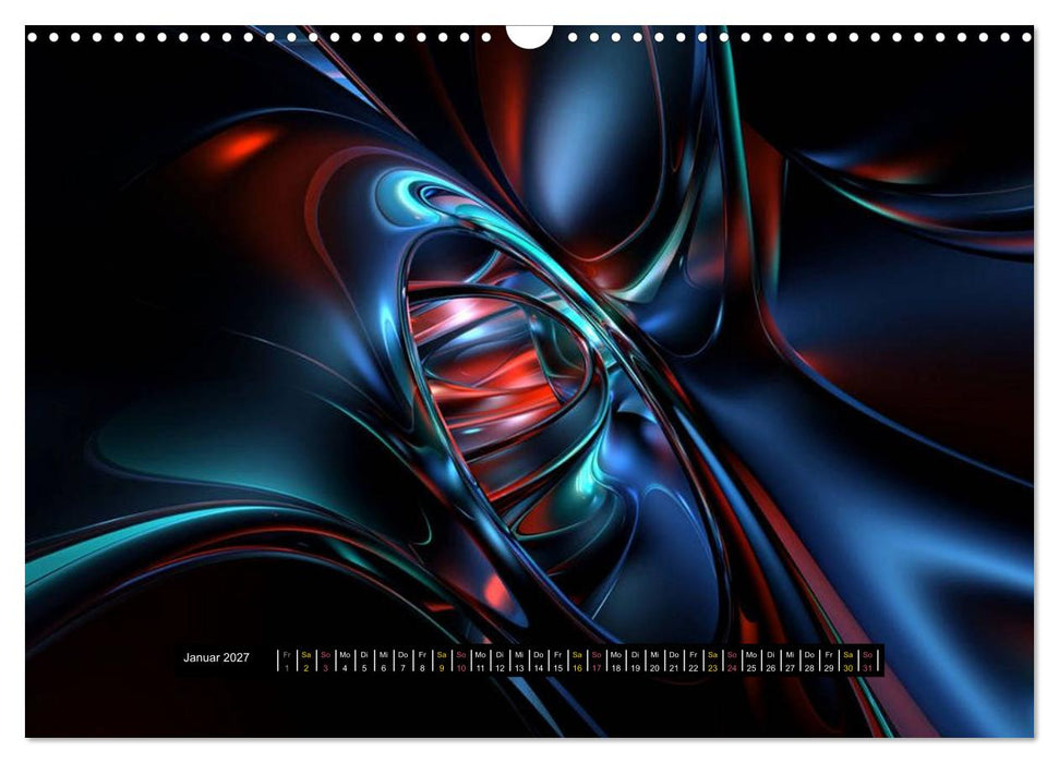Strukturen einer neuen Welt (CALVENDO Wandkalender 2027)