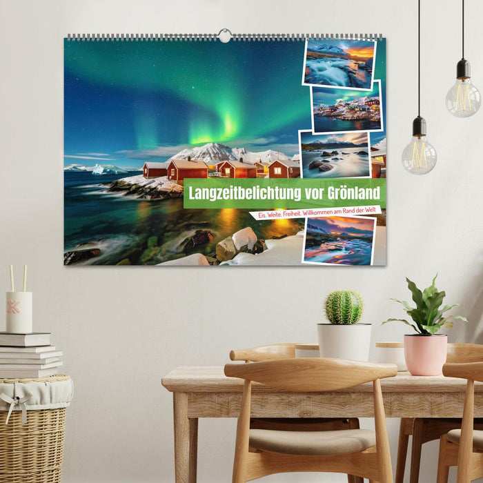 Langzeitbelichtung vor Grönland (CALVENDO Wandkalender 2027)