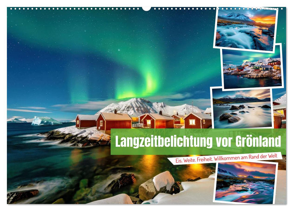 Langzeitbelichtung vor Grönland (CALVENDO Wandkalender 2027)