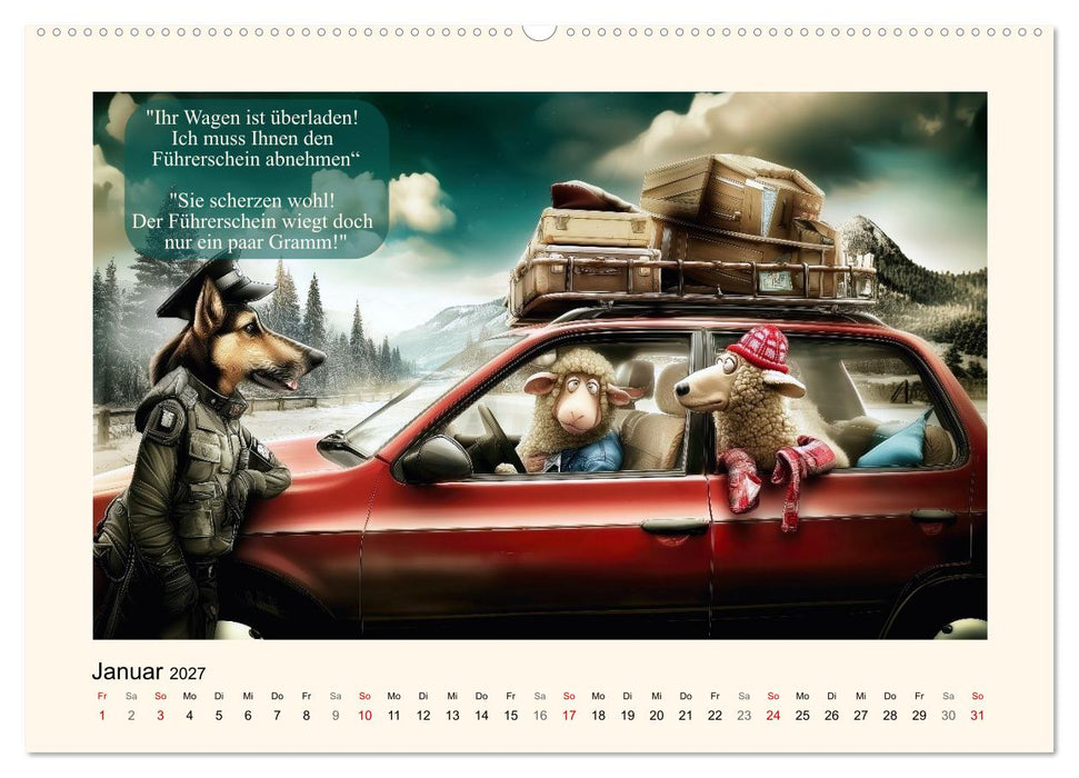 Autofahrer-Humor (CALVENDO Wandkalender 2027)