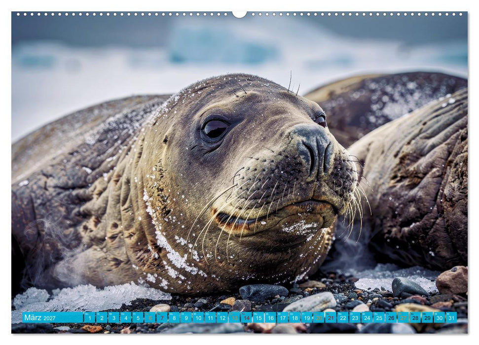 See - Elefanten (CALVENDO Wandkalender 2027)