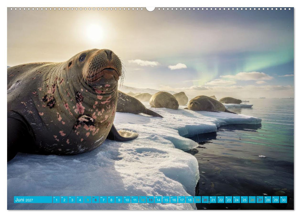 See - Elefanten (CALVENDO Wandkalender 2027)
