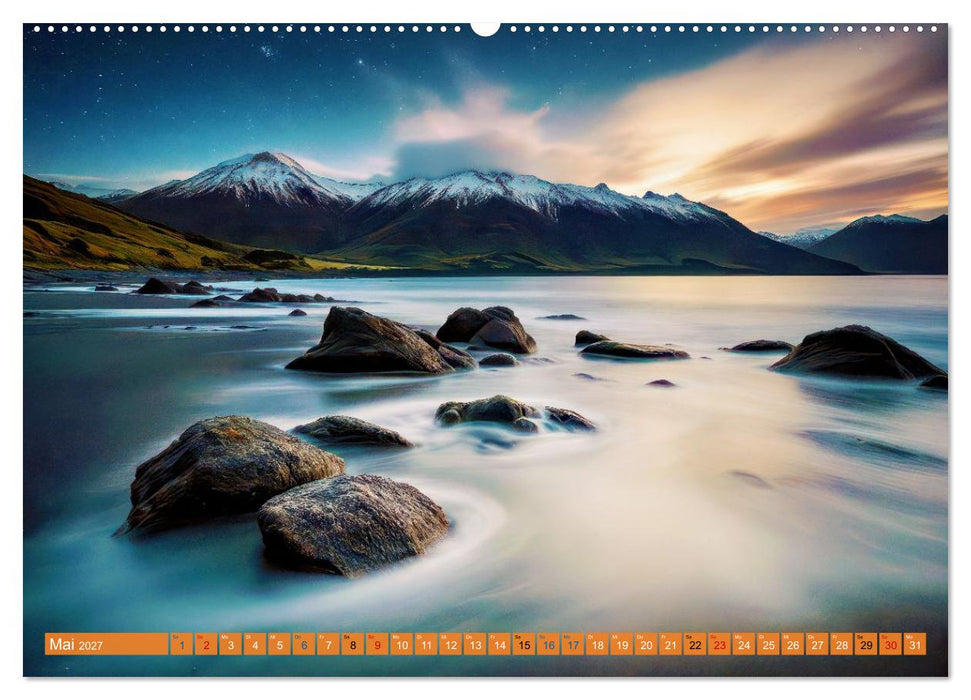 Langzeitbelichtung vor Grönland (CALVENDO Premium Wandkalender 2027)