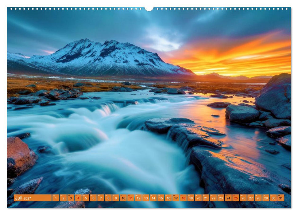 Langzeitbelichtung vor Grönland (CALVENDO Premium Wandkalender 2027)