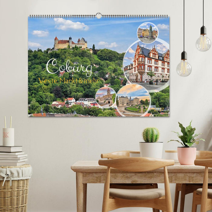 Coburg - Veste, Markt & mehr (CALVENDO Wandkalender 2027)