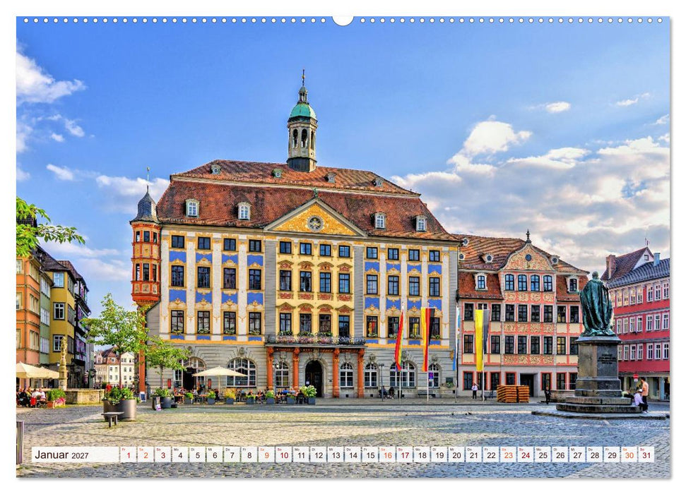 Coburg - Veste, Markt & mehr (CALVENDO Wandkalender 2027)