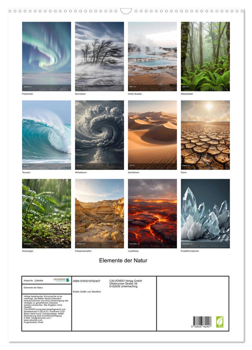 Elemente der Natur (CALVENDO Wandkalender 2027)