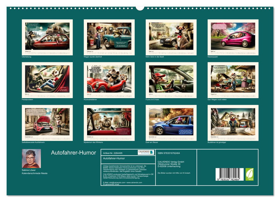 Autofahrer-Humor (CALVENDO Premium Wandkalender 2027)
