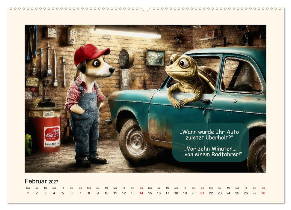 Autofahrer-Humor (CALVENDO Premium Wandkalender 2027)