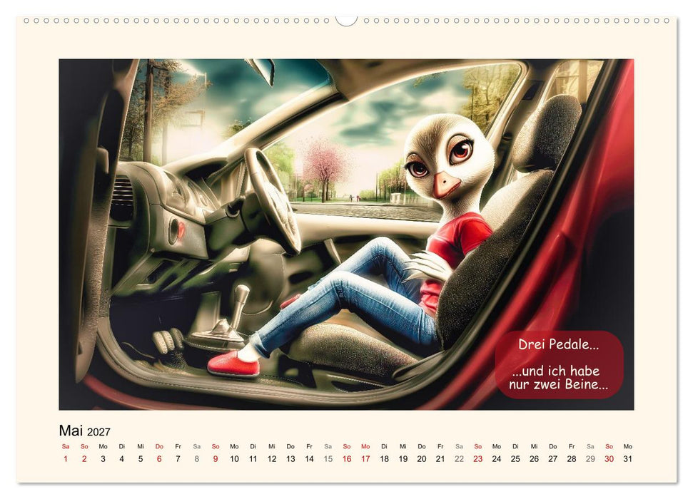 Autofahrer-Humor (CALVENDO Premium Wandkalender 2027)