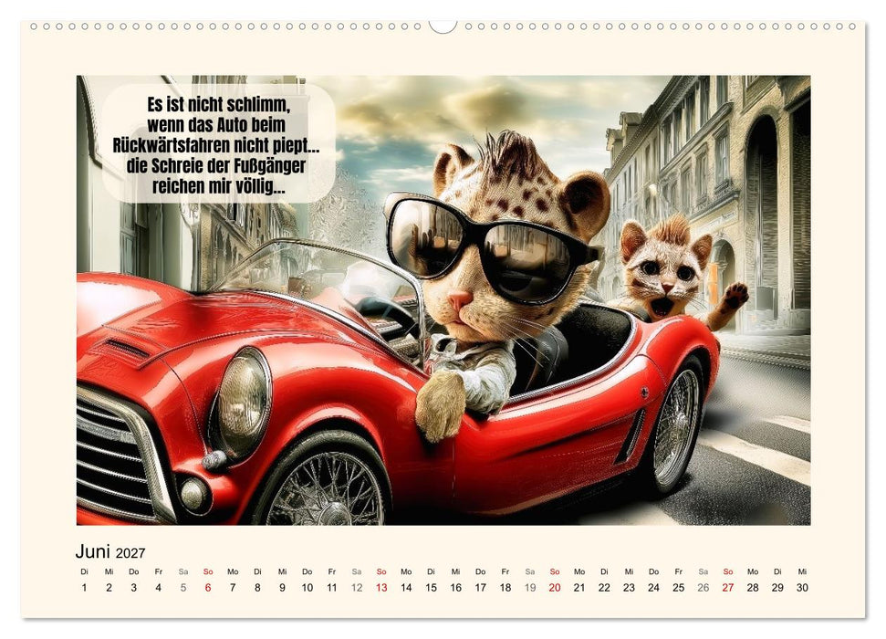 Autofahrer-Humor (CALVENDO Premium Wandkalender 2027)