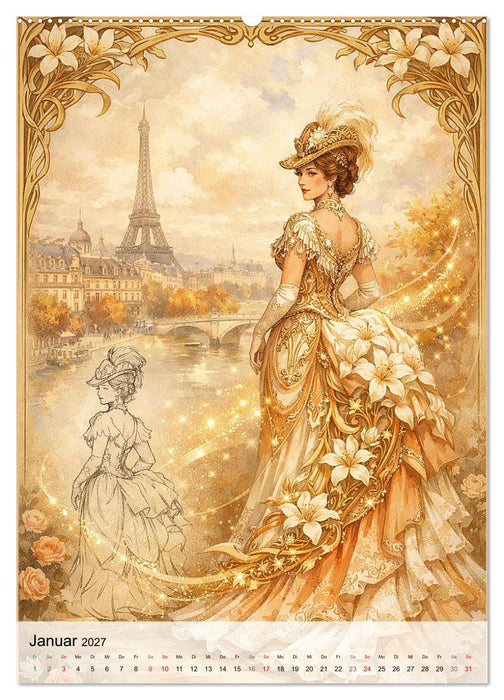 Belle Époque Weltreise (CALVENDO Wandkalender 2027)