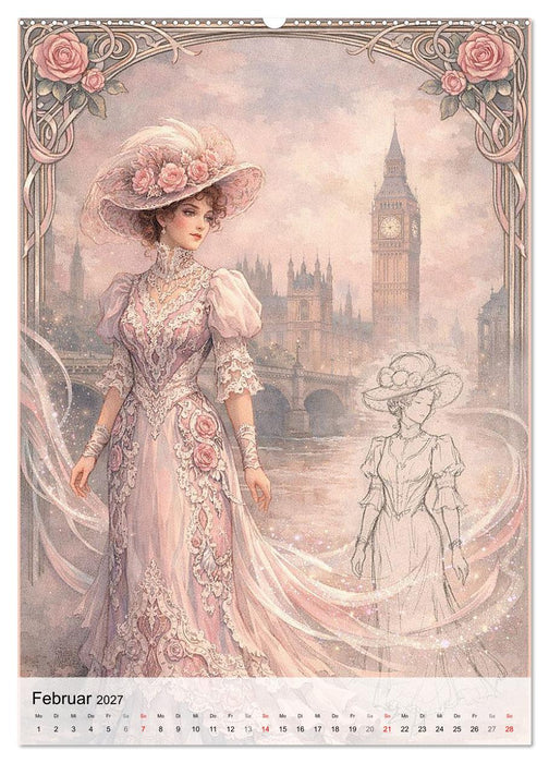 Belle Époque Weltreise (CALVENDO Wandkalender 2027)