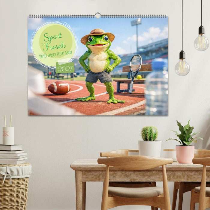 Sportfrosch (CALVENDO Wandkalender 2027)