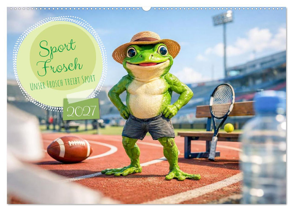 Sportfrosch (CALVENDO Wandkalender 2027)